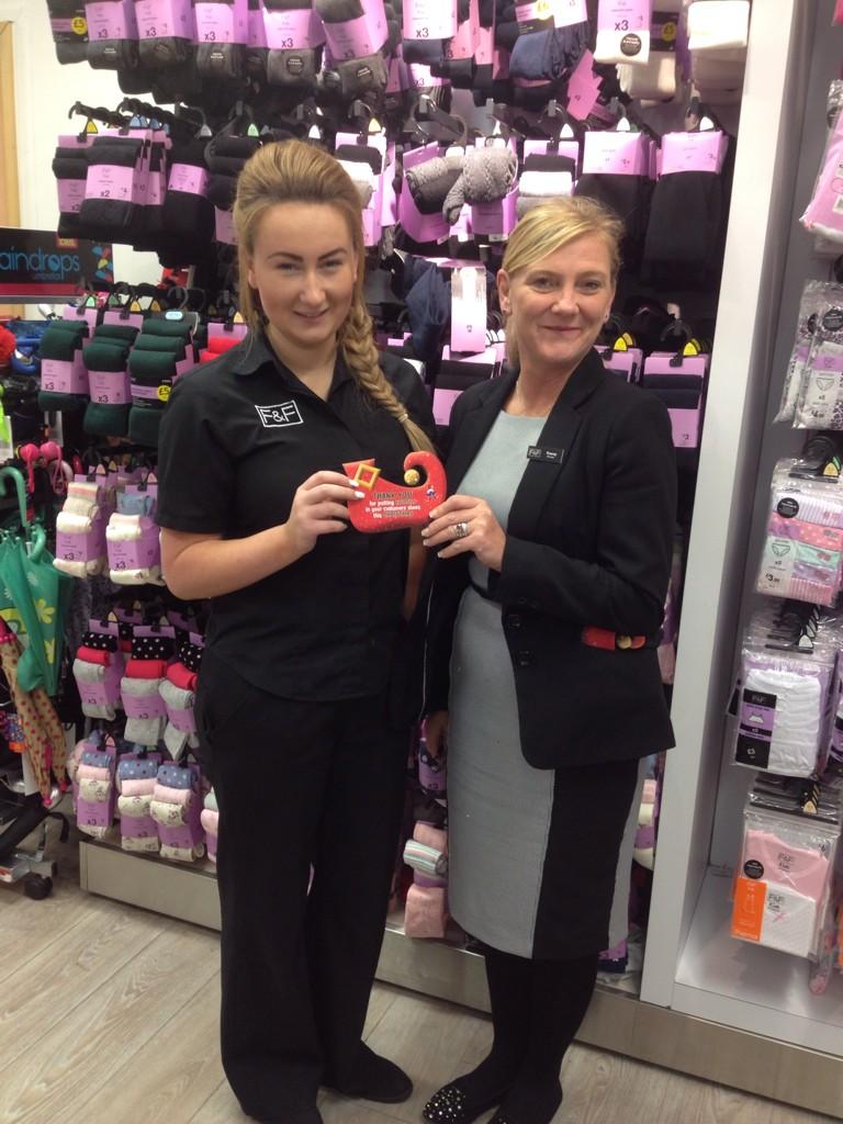 Alice Townend is thanked by Tracey for being a Service Superstar