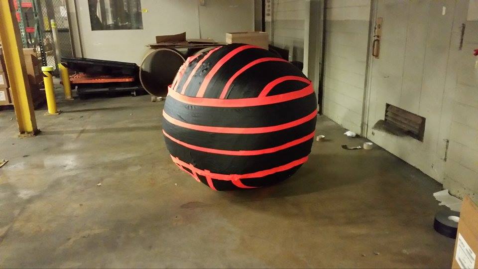 ProTapes's tweet photo. Happy Friday! Here we see a visual update on the great #tapeball! We'll find out how close we are to the record soon! http://t.co/sQziNG3HrL