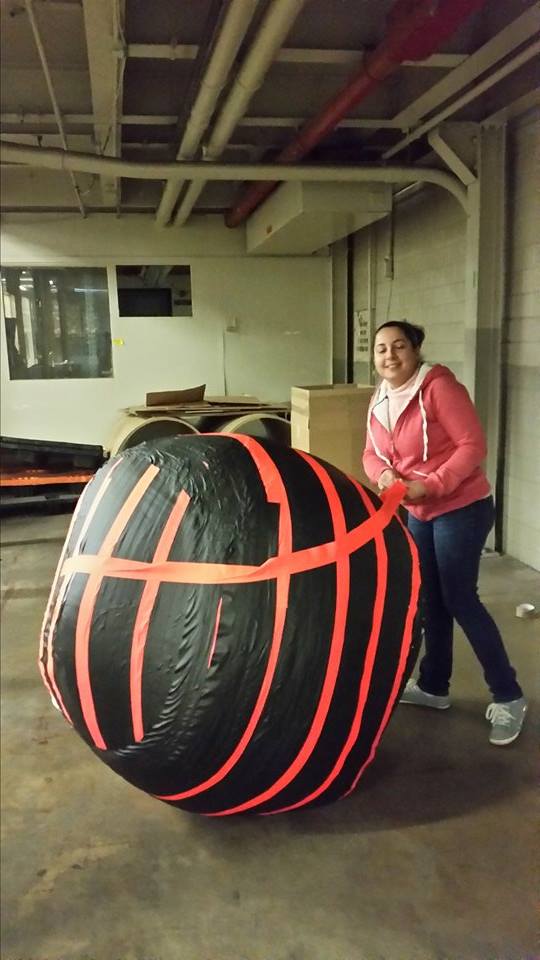 ProTapes's tweet photo. Happy Friday! Here we see a visual update on the great #tapeball! We'll find out how close we are to the record soon! http://t.co/sQziNG3HrL
