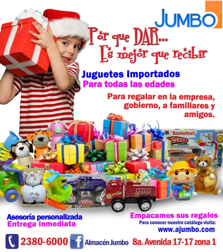 JUMBO #JugetesNavidad #GuatemalaJugetes #JugeteriaGuatemala #JumboGuatemala #NavidadGuatemala Pedidos al 2380-6000