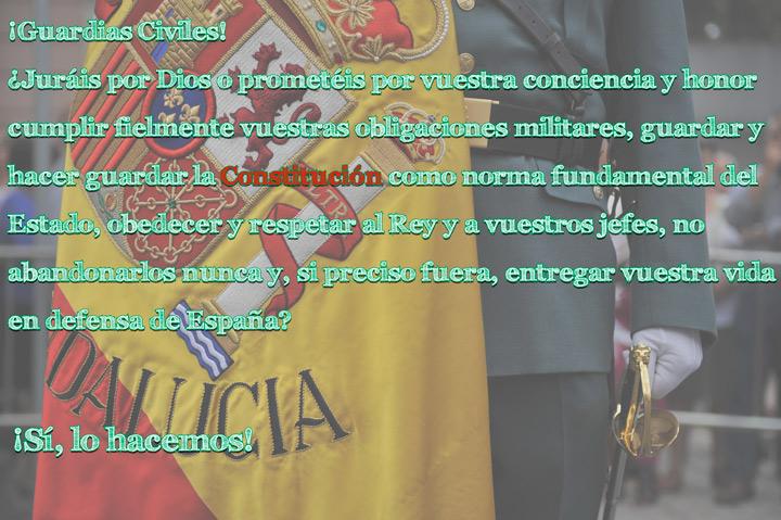 guardiacivil's tweet photo. Fórmula de nuestro juramento a la Bandera
"Guardar y hacer guardar la Constitución"
Feliz #DíadelaConstitución. https://t.co/sA43nrtPH8