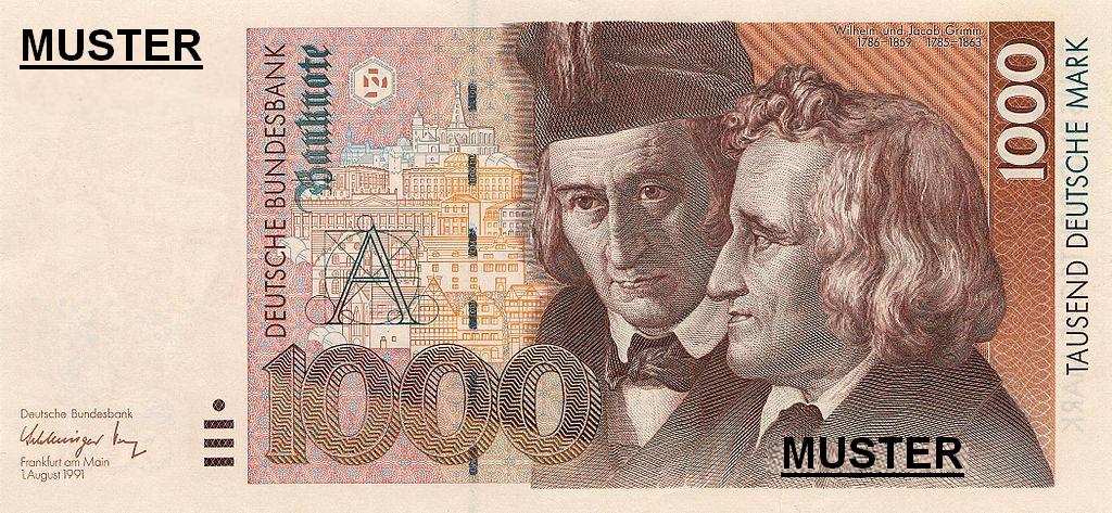immofux's tweet photo. @HeikoMaas Die Brüder #Grimm sind bald wieder auf deutschem Geld ;-) BG #Märchentage #DM1000 http://t.co/GN8xE9hj5g