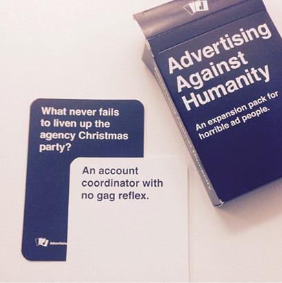 I want! "<a href="/AdFreak/">AdFreak</a>: Advertising Against Humanity cards. adweek.it/15R8Ozy ”