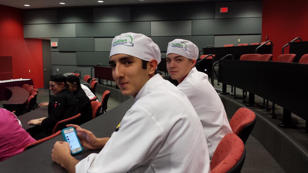 BadgerProStart's tweet image. Competition day at Fox Valley Tech #CulinaryCompetition