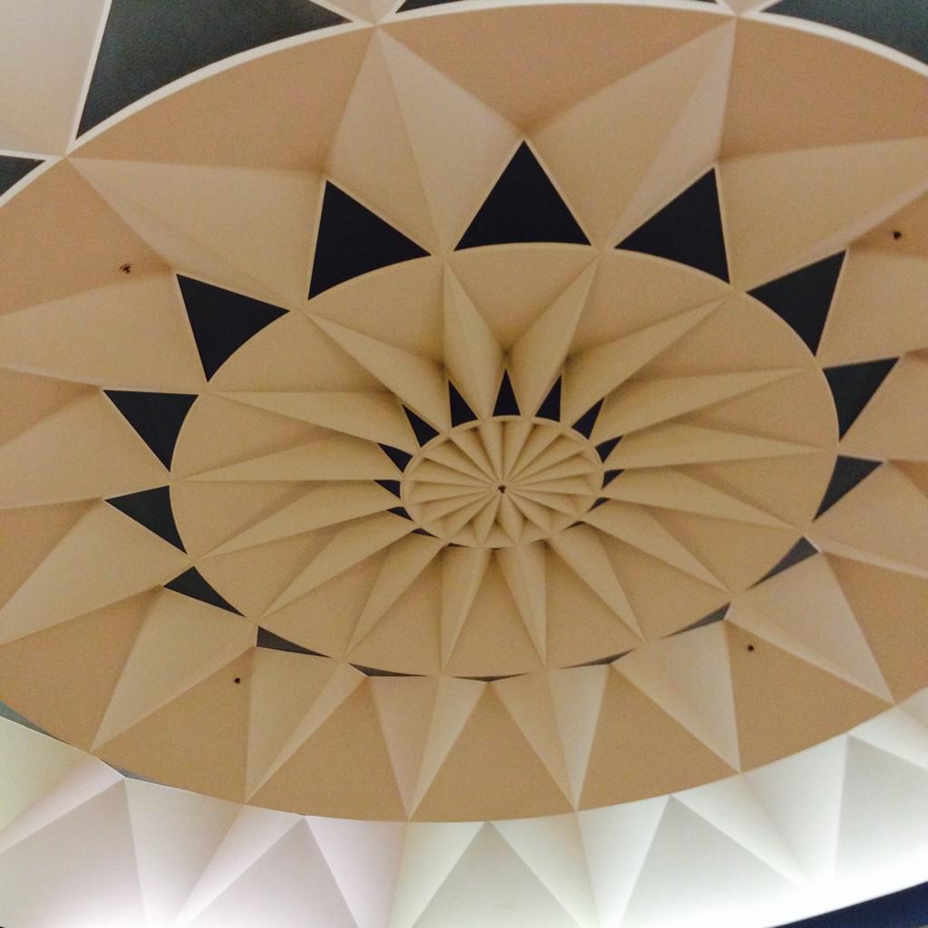 Sipping Coffee beneath an impressive Deco Rotunda <a href="/Delta/">Delta</a> Sky Club #DeltaLAX