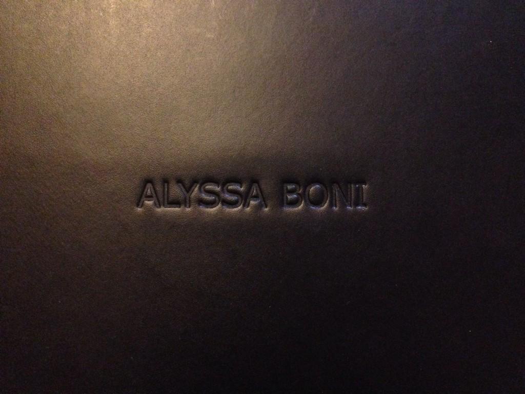 When you've got your name embossed on leather, you know it means business! #comeon2015 #portfolio #photography