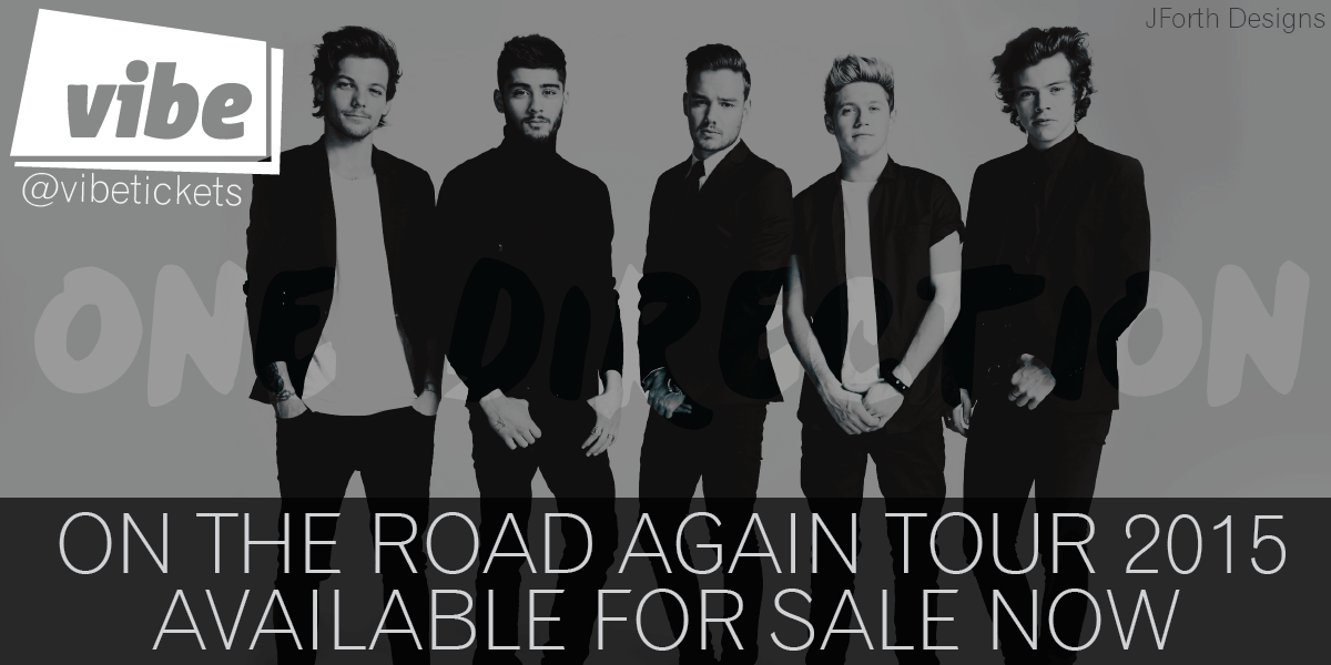 VibeFestivals's tweet image. ONE DIRECTION 'On The Road Again' ON SALE NOW!

vibetickets.co.uk/tickets/GB/one…

#onedirectiontour
#OnTheRoadAgainTour #vibe
