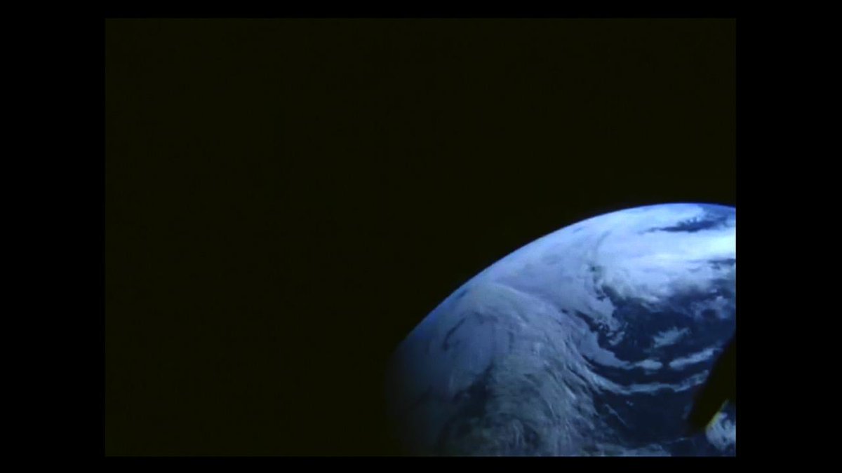 SearcyTAG's tweet photo. Here's Earth as seen from #Orion during its flight out to a peak altitude of 3,600 miles away from the planet. http://t.co/YQHWYBqdgz