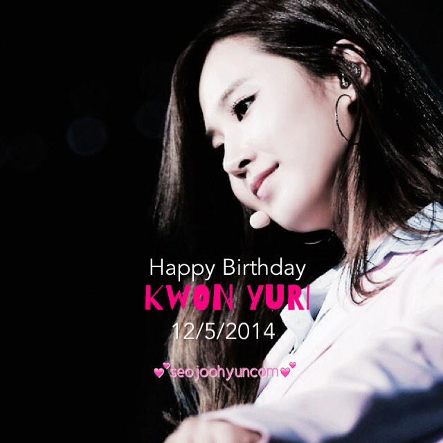 Anyway, I know Im kinda late but....
HAPPY BIRTHDAY KWON YURI!!  