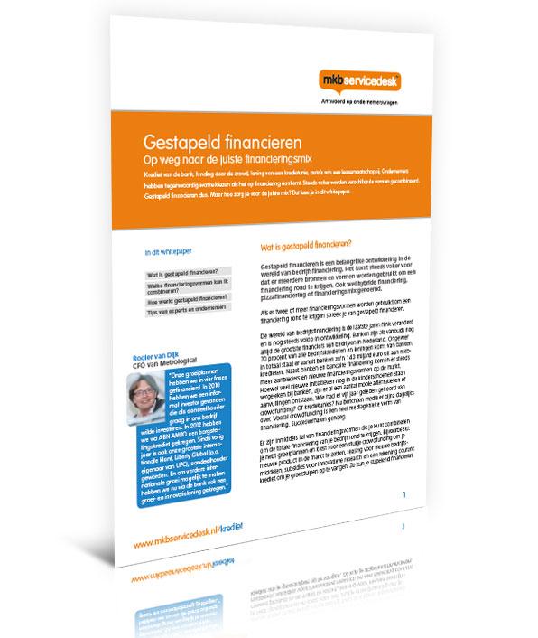 Op zoek naar geld? Lees het gratis whitepaper over 'Gestapeld financieren' bit.ly/1vvtuH5 #MKBkrediet