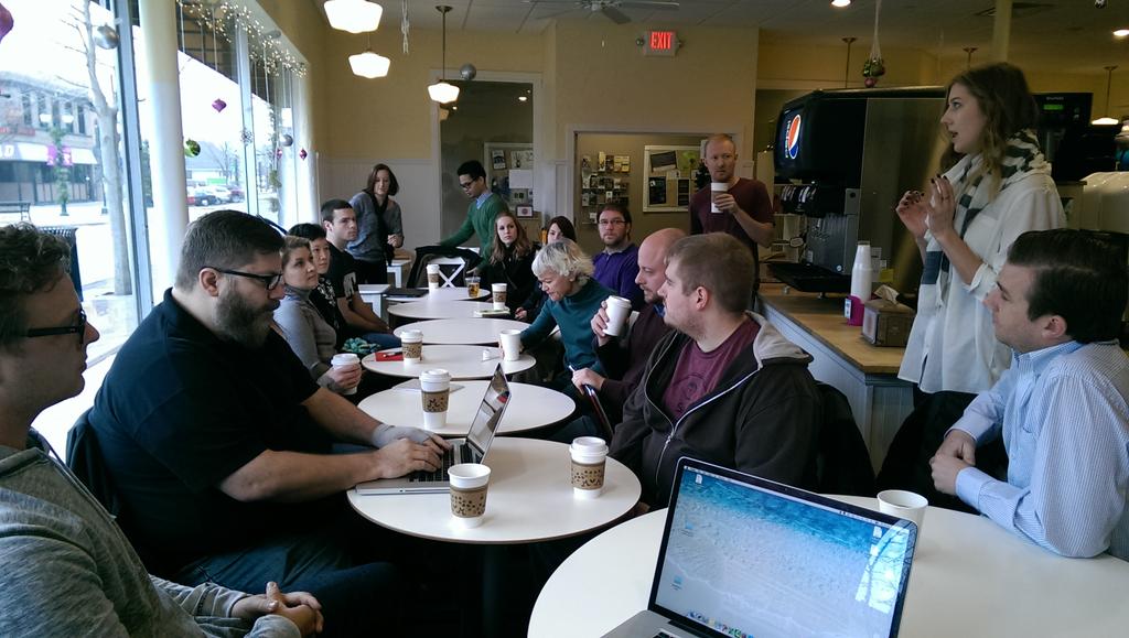 cvstartups's tweet photo. Hanging out at @scratchbakery for Open Coffee. Great group today! http://t.co/QYafwCyLGY