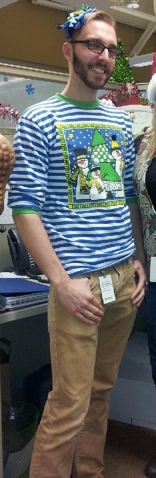 BrettShiemke's tweet photo. @CCCUTED #CCCUChallenge Ugly sweater day at CCCU :) http://t.co/ANDI3KKpYs