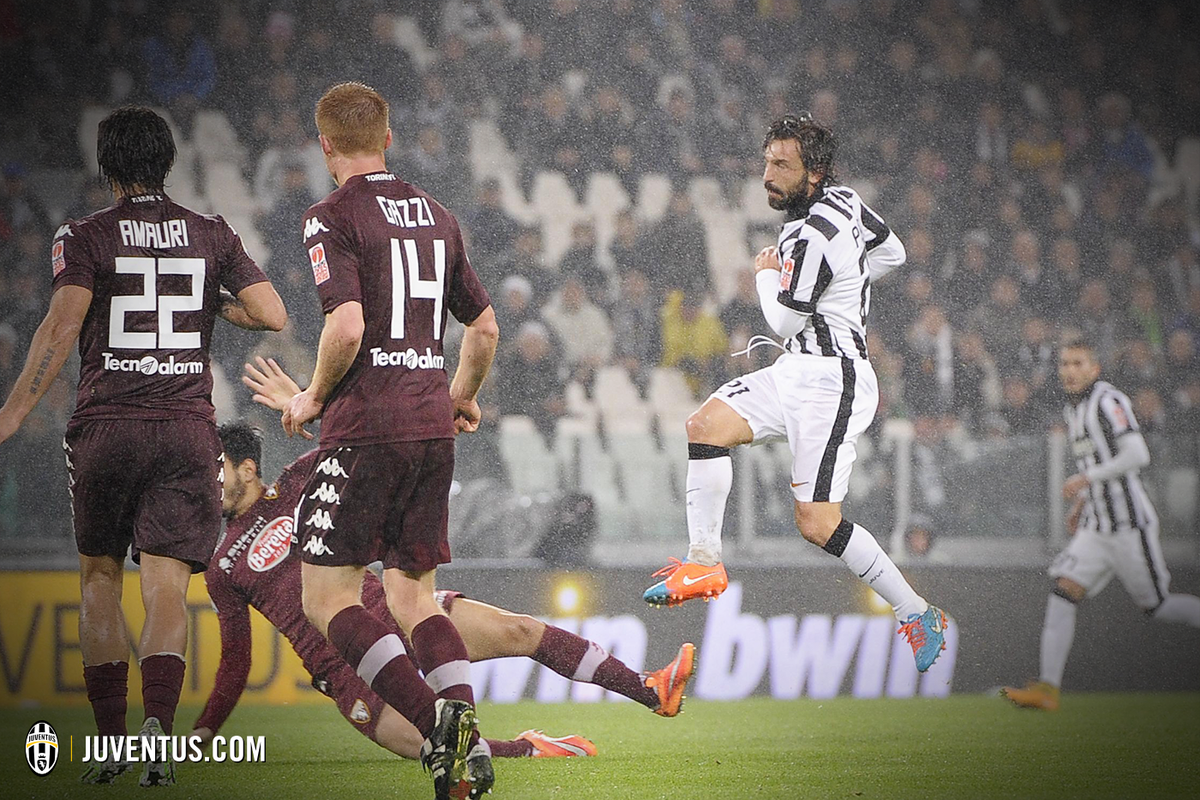 juventusfc's tweet photo. Siamo imbattuti in @SerieA_TIM nelle 14 partite in cui @Pirlo_official è andato in rete (13V,1N) #PirloIsNotImpressed http://t.co/PXqrp6Bs8o