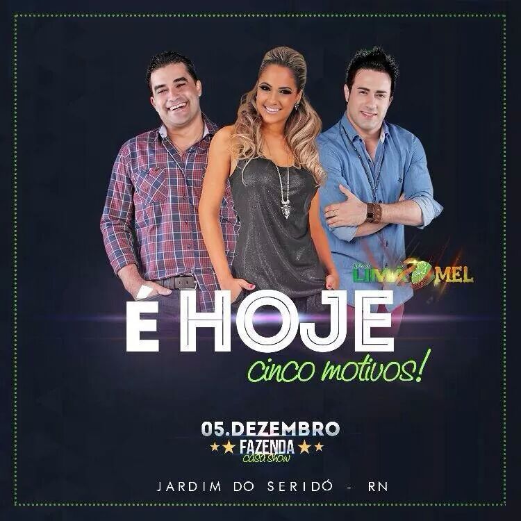 RNShows's tweet image. Em Jardim do Seridó - RN é Hoje Limão Com Mel