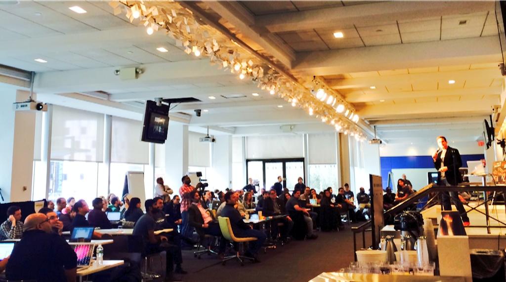 MrMatthewE's tweet photo. Good luck everyone! “@ViacomMTS: .@joshcogs launches HackViacom 2.0 #hackvia http://t.co/8qDpOmSd6x”