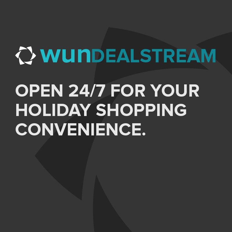 wakeupnowinc's tweet photo. You can shop the WUN DealStream at 2 a.m. or 2 p.m. It's open 24/7 for your holiday shopping convenience. #WUNlife http://t.co/uxxJqffOJa