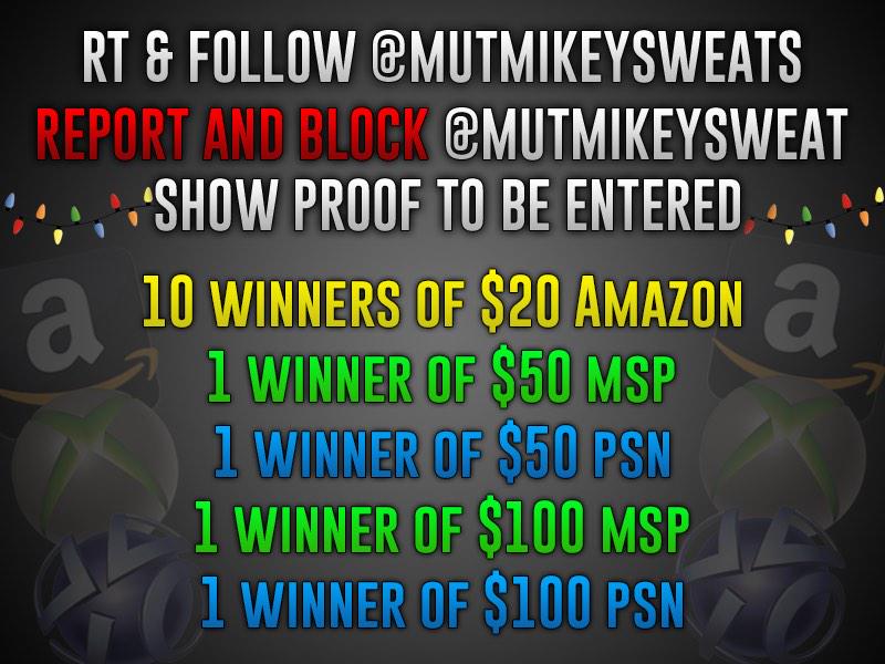 MUTMikeySweats's tweet image. 🚨🚨🚨Time to put the Nail in the Coffin! #BLOCKPARTY RT/Follow me!! And BLOCK @Mutmikeysweat 🚨🚨🚨 Ends 12/20!!!! BOOM!