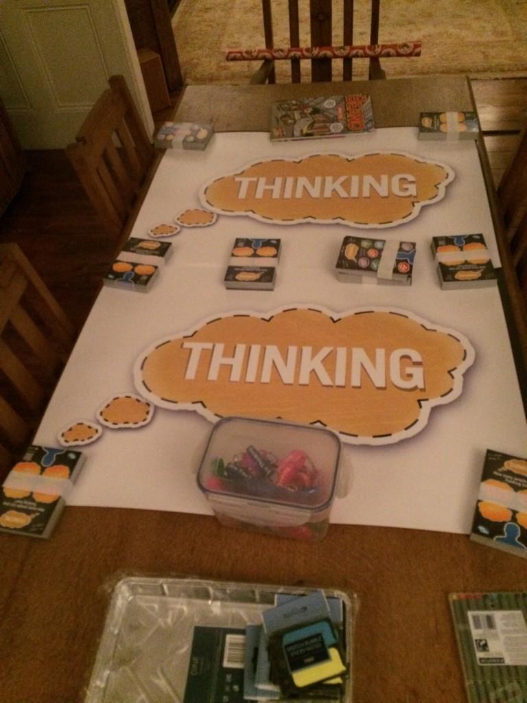 SlieLabs's tweet image. Hard at work preparing for tomorrow! #QueenOfCode getting ready to challenge the school- let's get them #Thinking