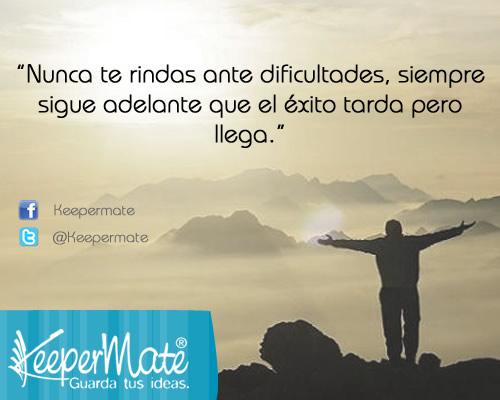 Keepermate's tweet photo. #FraseDelDía #Keepermate http://t.co/1slybtsdaT