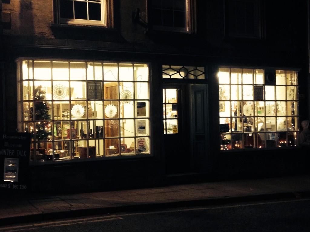 Good Beaminster Lights evening but who ordered the hail?!