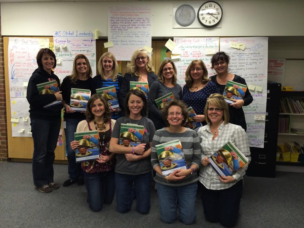 Hiller Lighthouse Teachers finishing an amazing day of training!  #leaderinme #hillerwildcats #WeAreLamphere