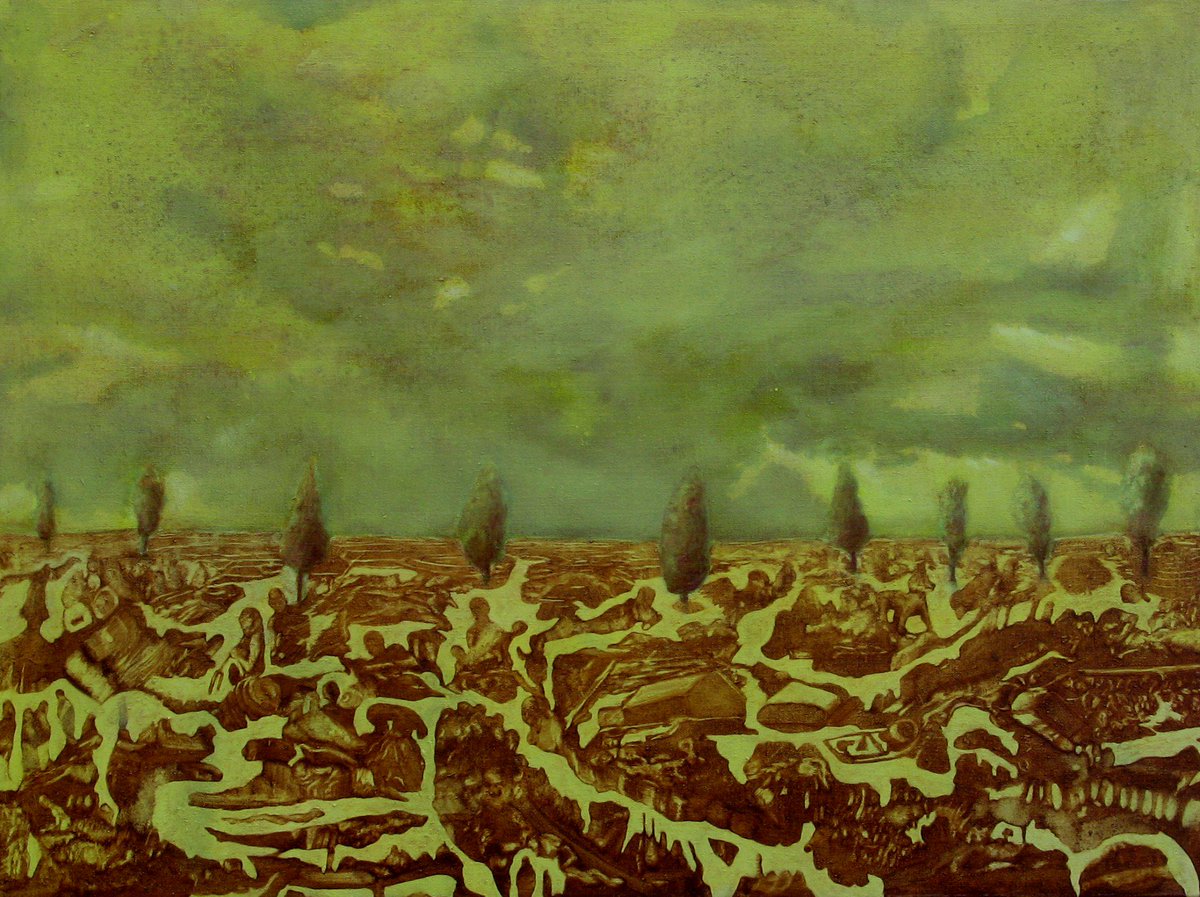 Ad van Riel
"Ghost" from 2010. 60 x 80 cm. Acrylic and oil on canvas.