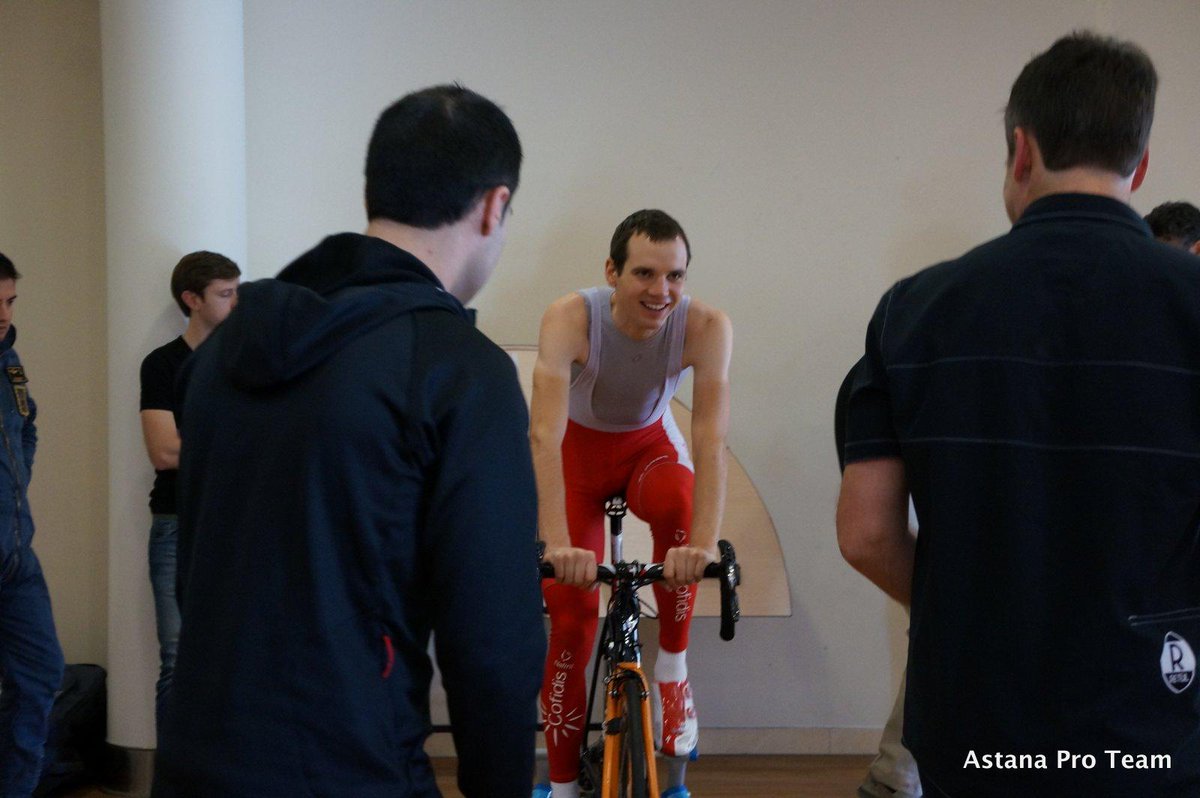 RT <a href="/AstanaTeam/">Sauna in Riga - AstanaTeam</a> "Rein Taaramae gets a <a href="/BGFIT/">Body Geometry Fit</a> with Dr Andy Pruitt and the crew from #SpecializedRacing - "