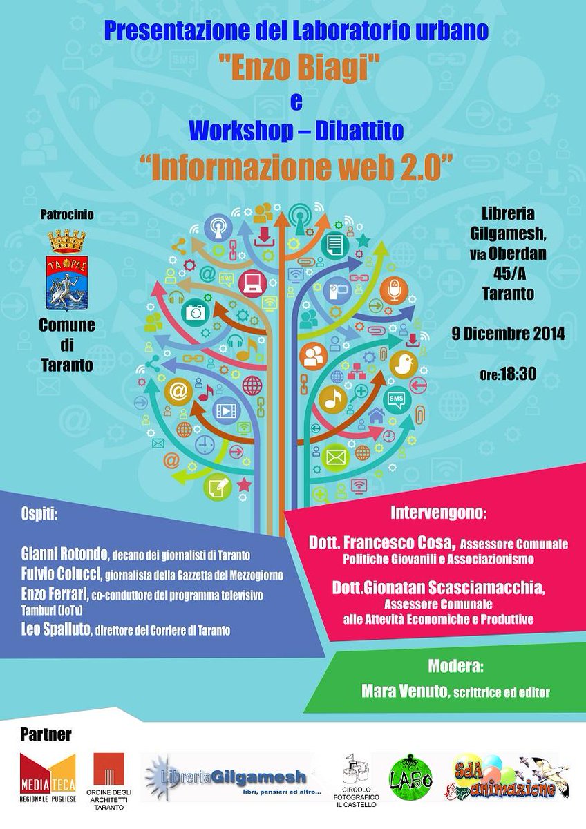 PaleseJessica's tweet photo. #labmagazine #Presentazione Lab urbano “Enzo Biagi”. @anamorfo @MediatecaPuglia @RosaCambara - http://t.co/oPTt3GmVtt http://t.co/PVHEnEocuH