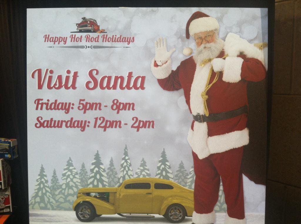 UPSpringfield's tweet image. Guess who is going to be at Hot Rod Holiday this weekend? #santa @SpringfieldExpo