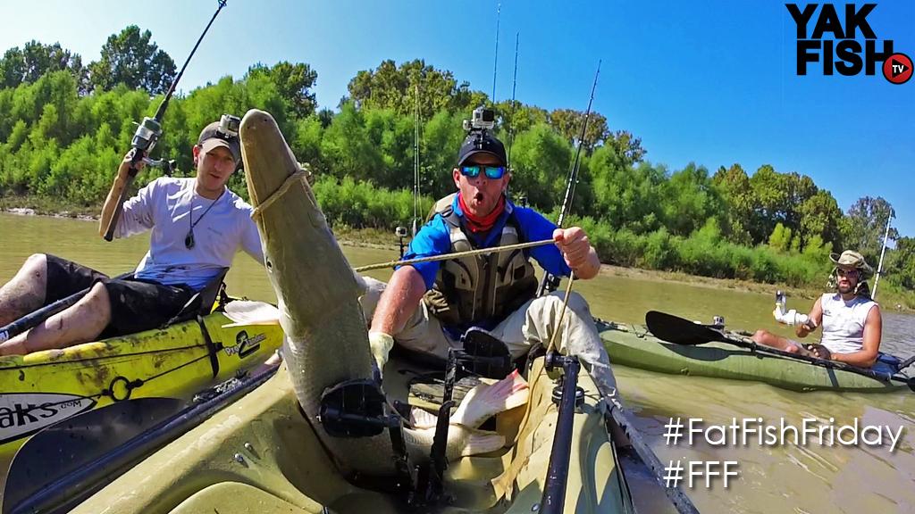 YakFishTV's tweet photo. Happy #FatFishFriday everyone! This week we have our very own @YAKnAGGIE with this feisty alligator gar! #FFF http://t.co/jEvI4YNW5F