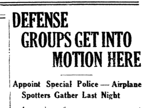 LPWWII's tweet photo. This week ‘41: Defense groups form as war begins: http://t.co/qW25QXs6cJ #LPWW2 #WWII #lakeplacid http://t.co/thw3Z0dTqx