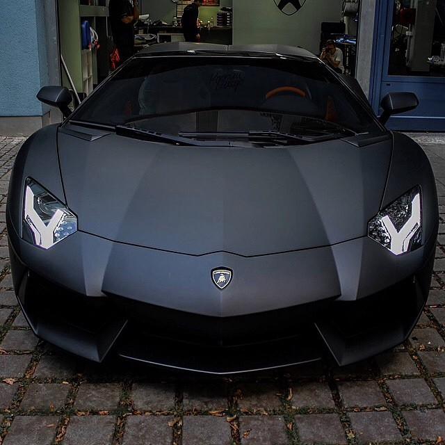 No1StunningCars's tweet photo. Matte Black Lamborghini http://t.co/ShJgkBASic