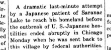 LPWWII's tweet photo. This week ‘41: Japanese patient attempts to flee: http://t.co/JHewSd6WYR #LPWW2 #WWII #lakeplacid http://t.co/zrhSd2uZDK
