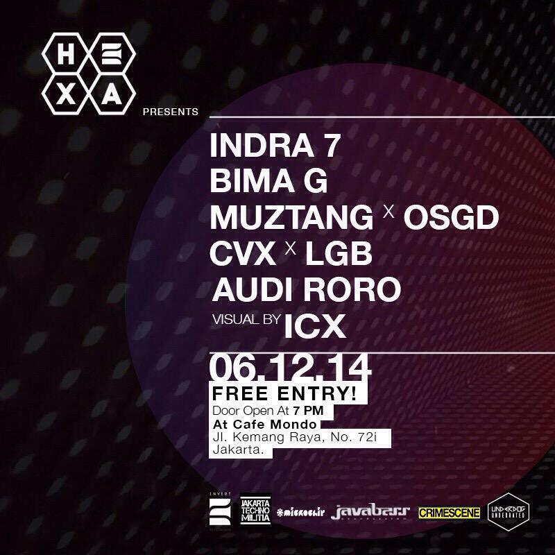 ▼▼▼TOMORROW▼▼▼
<a href="/CRMSCN/">crimescene</a>: <a href="/indra7/">indratujuh 🐋</a> @bimastepa <a href="/OSGDdnb/">OSGD</a> @IKKICVX <a href="/andilegob/">NOBIGDEAL</a> <a href="/InvertRec/">Invert Recordings</a> <a href="/JavabassCrew/">Javabass Soundsystem</a> 
▶︎at cafe MONDO◀︎