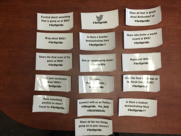 kellyrexine's tweet photo. #edidea Telling our story through a school hashtag via @casas_jimmy http://t.co/Q7prFg2l38