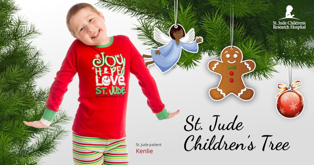 StJude's tweet image. Send the kids of @StJude Christmas cheer! Design an ornament for our virtual Children's Tree: bit.ly/1AvH3Gh?