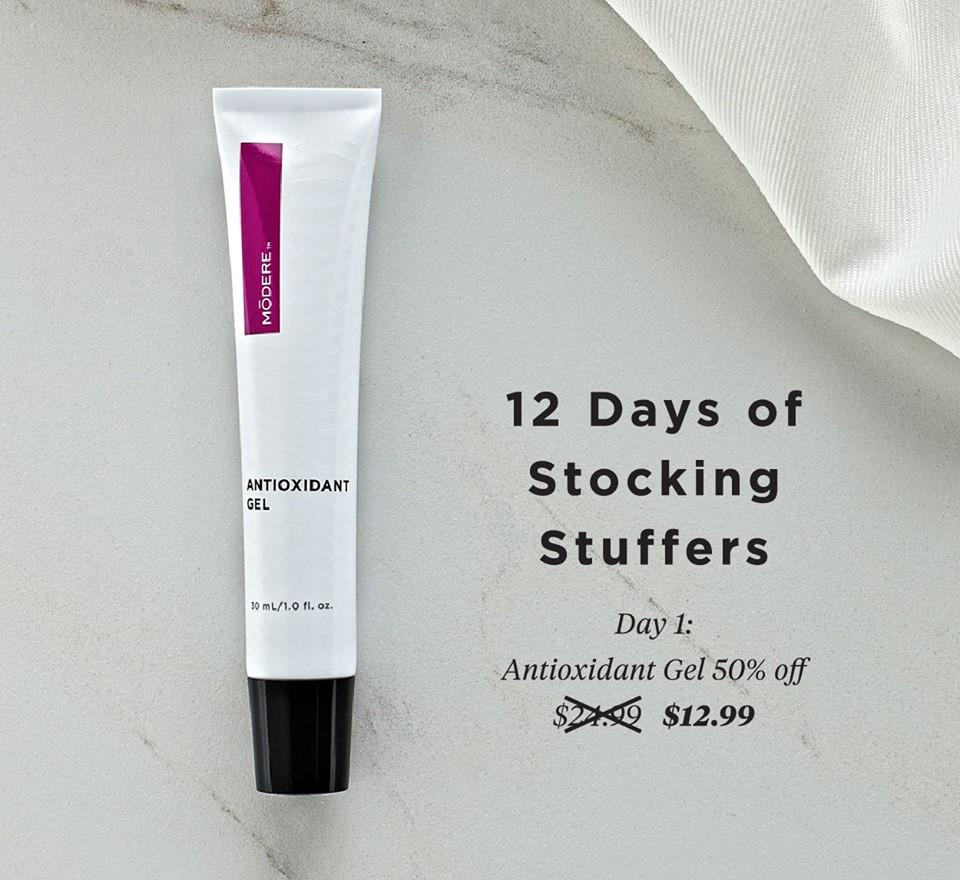 FreshEssentials's tweet image. First: Anti-oxidant gel at 50% off! bit.ly/GelStockingStu… Offer good now until Sat. at 8 am. #stockingstufferssale