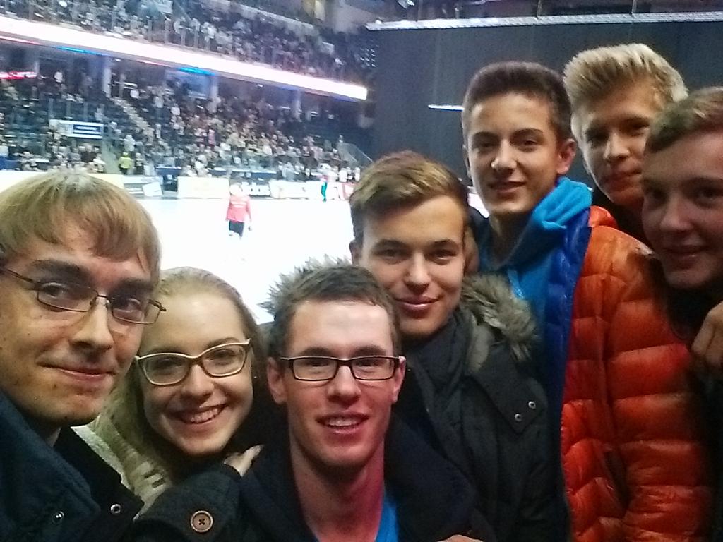 JavelinRacing's tweet photo. Today we are supporting the HC Erlangen. http://t.co/lM6jfltGml