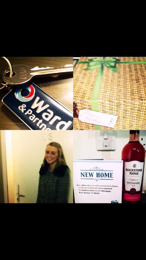 Nice touch from @WardAndPartners for a new homeowner!