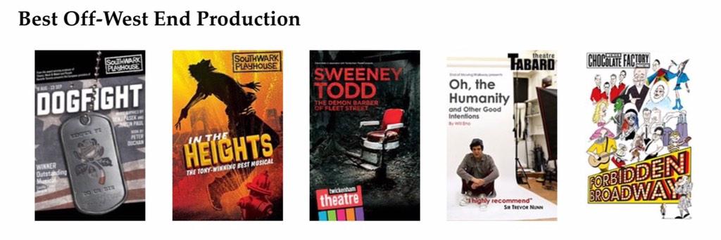 Humbled by the productions &amp; venues we're compared to in the <a href="/WhatsOnStage/">WhatsOnStage</a> awards nominations
vote.whatsonstage.com