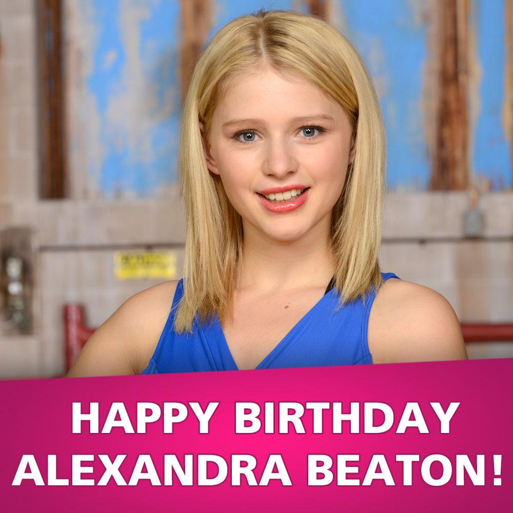 Happy Birthday to Alexandra Beaton from 