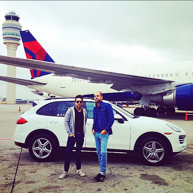The Inspirational journey begins both on the land and in the air @delta @porsche