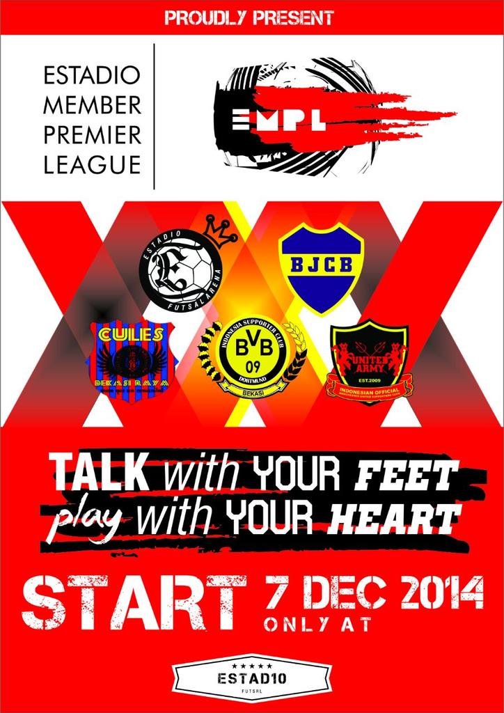 estadiofutsal's tweet photo. Very soon... Tomorrow on 7 Dec 2014.. @BocaJR_Bekasi @unitedarmy_BKS @DISC_Bekasi @CBR_independent @estadiofutsal http://t.co/6DlyAzot5R