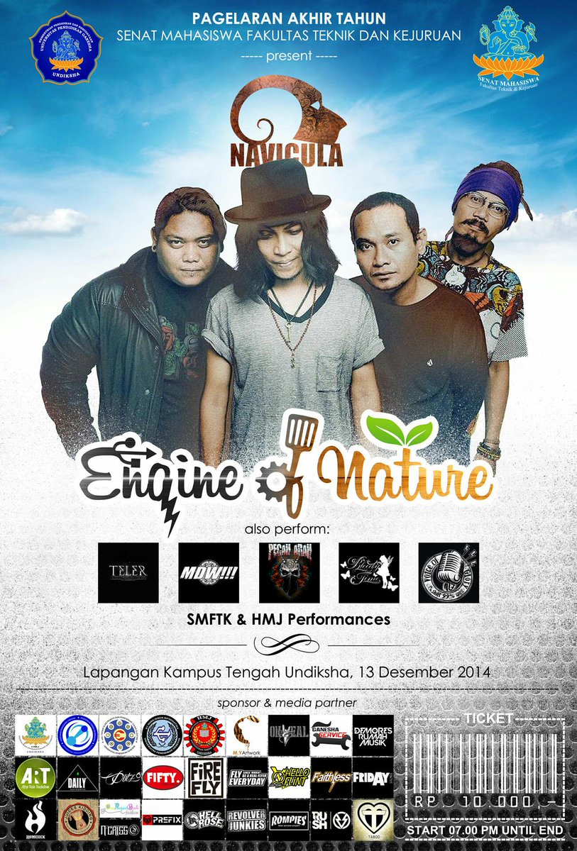 Next party 13 dec 2014 , htm 10K at lap. Kampus tengah undiksha singaraja start  17:00 until end