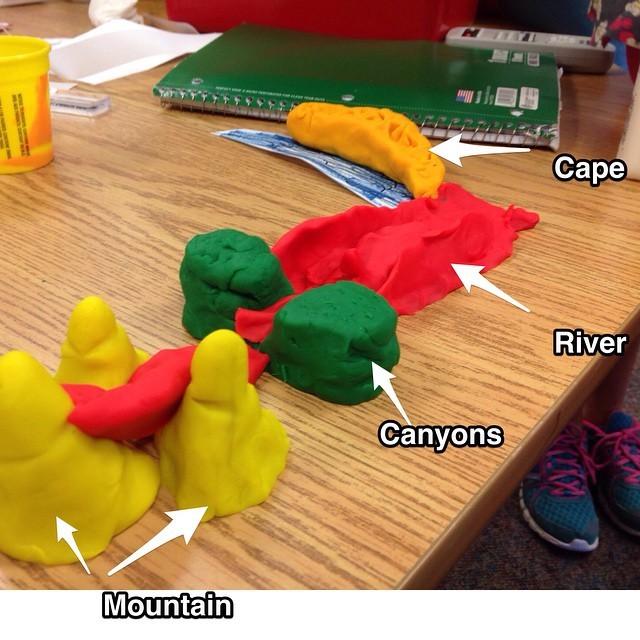 kellyrexine's tweet photo. #edidea Use Playdough and Skitch to build and identify different landforms via @Mr_Steier http://t.co/9WJ1jphgcN