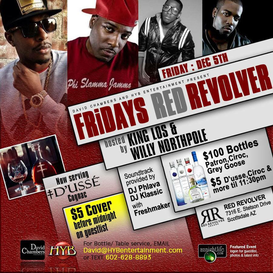 RevolverLounge's tweet photo. @Willy_Northpole &amp; @iamKingLos in the building! For Reservations please contact: http://t.co/KAbydzd0Tc 480.946.2005 http://t.co/Lae3UCoMEF