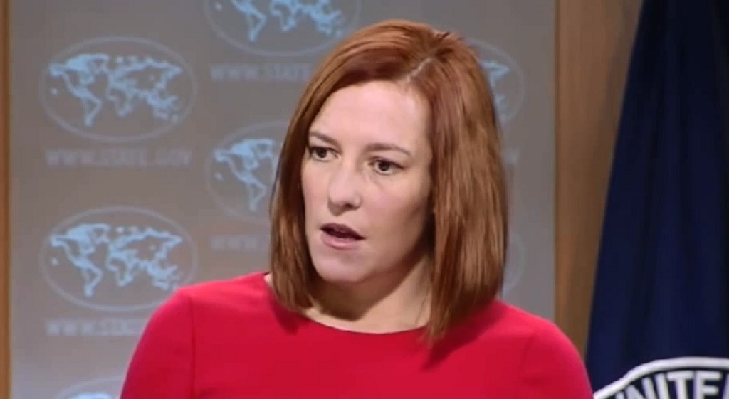 #Psaki caught on hot mic calling her own statement ridiculous http://on.rt....