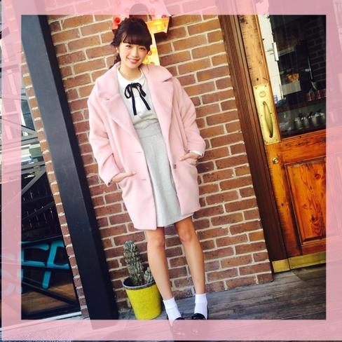 Seventeen セブンティーン St毎日コーデ 暗くなりがちな冬こそ こんなパステルカラーのアウターがおすすめ このちょっとくすんだ色なのが 今っぽいポイントだよ 北山詩織 コート 5900 Wego ボ Http T Co 4au9mqgkmt Http T Co