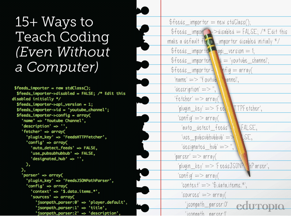 edutopia's tweet image. Our favorite apps &amp;amp; tools to teach coding on or offline: edut.to/1A1WjKg. #HourOfCode