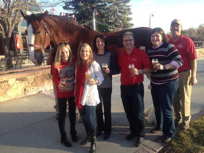 Julia_Mize's tweet photo. Celebrating the newest addition to the #FortCollins beer community: the @Budweiser Biergarten! http://t.co/yJiD31b8hc